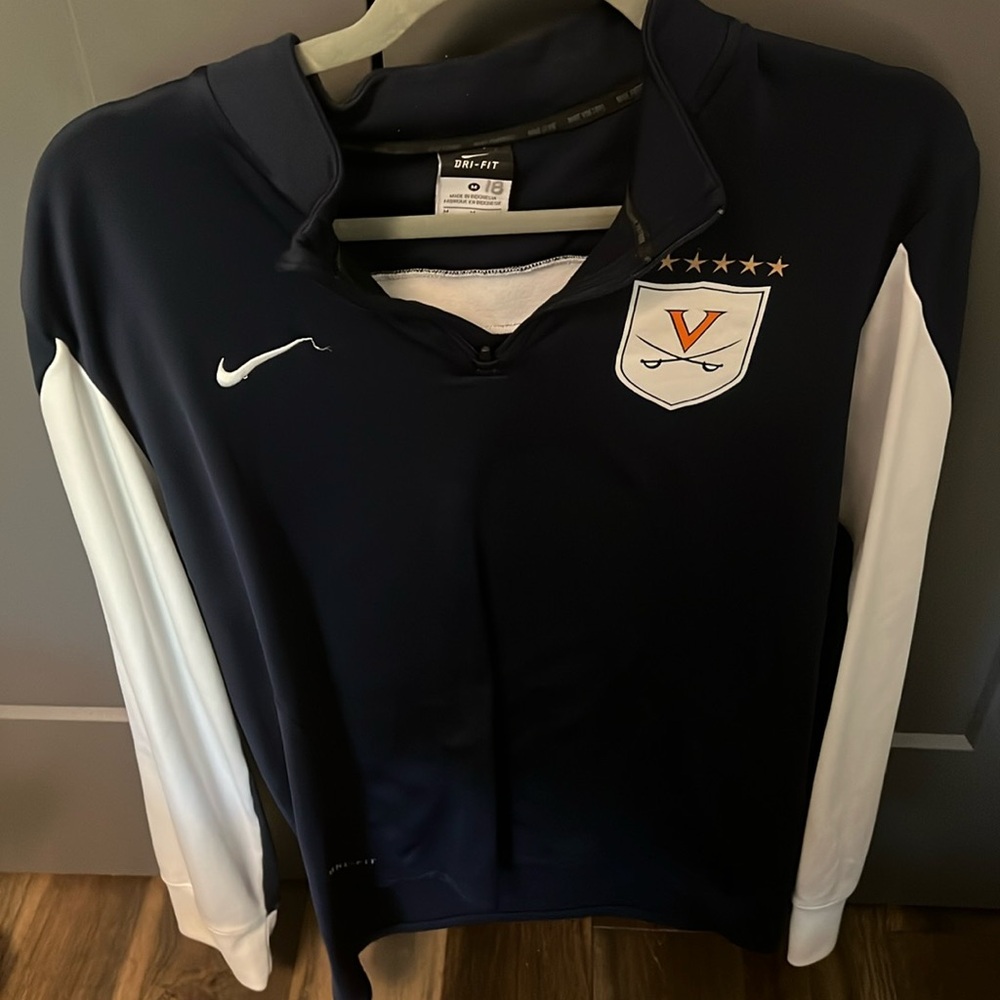 UVA soccer quarter zip